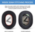 GVOEARS Ear Pads Replacement for Plantronics Voyager 8200 UC/Backbeat Pro 2 Headphones, Premium ICE Silk Fabric Memory