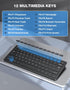 TECKNET Wireless Keyboard and Mouse Combo, Mini Cordless Computer Keyboard and Mouse Set, 2.4GHz, Quiet Click for PC,