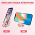 Seninda Funny Pig Phone Holder Pink Resin Cellphone Stand with Playful Upside-Down Design, Cute Animal Desk Accessory
