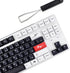 MOLGRIA Black and White Keycaps, 129 Set SuMi PBT Cherry Profile, Custom Japanese Font Keycaps for Gateron Kailh Cherry