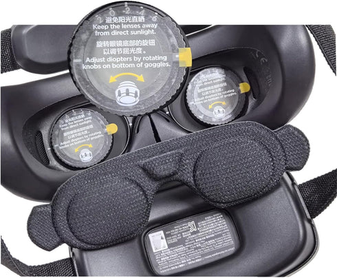 Replacement Lens Protector Cover for DJI Goggles 3, Protective Mat Pad Cap for DJI Avata 2