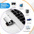 MECHEER 4GB 10 Pack, USB Flash Drive Swivel Memory Stick Thumb Drives with Lanyards, Portable Photo Stick Jump Drives