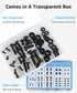 MOUNTUP M4 M6 M8 4K MU9041 Universal TV Mounting Hardware Screw Kit with Box - Screws, Spacers & Washers for Most LED