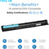 TREE.NB Spare KI04 Battery for HP Pavilion - Replacement for 14-ab, 15-ab, 15-an, 17-g Models