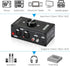 Stereo Audio Preamplifier - Black XLR Balanced RCA 3.5mm Input/Output Converter Adapter, Gain 20dB Phono Preamp