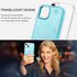 BENTOBEN Magnetic iPhone 13 & 14 Case, Lake Blue Translucent Matte Phone Cover Compatible with MagSafe