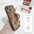 Lovmooful 15 15 Compatible for iPhone Case Cute Aesthetic Color Flower Floral Leaf with Wrist Strap Design for Girls