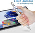 High-Precision Fine Tip Stylus Pen for Samsung Galaxy Tab A8 A7, 2 in 1 Sensitive Pencil for Writing and Drawing (Grey)
