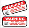 SkinoEu 2 x PVC Trailer GPS Tracking Control Auto B 109