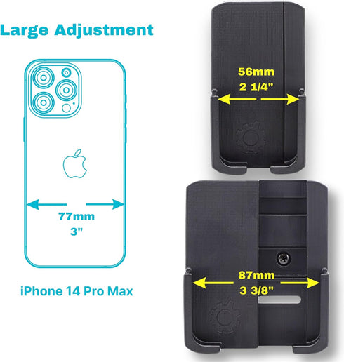 Cell Phone Mount for 2018-2021 Ford Expedition Coin Tray, Black