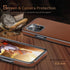 LOHASIC Luxury Leather Case for iPhone 12/12 Pro - Slim Business Non Slip Shockproof Protective Cover, Brown