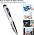 lychee Pocket Pen Mouse, Rechargeable Optical Ergonomic Mouse with Bluetooth and Stylus Function, Grey