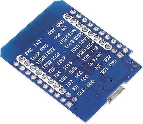 D1 Mini NodeMCU ESP32 ESP-WROOM-32 WLAN WiFi Bluetooth Development Board, 5V Compatible for Arduino (3pcs)
