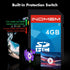 INDMEM SD Card 4GB SDHC Class 4 Flash Memory Card, 2 Packs for Digital Cameras
