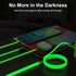 3-in-1 Multi USB Universal Flowing LED Light Up Phone Charge Cable, Lightning+Type C+Micro USB for iPhone 14/13/12