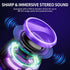 ZNCRSISTY G200 3D 7H Magnetic Bluetooth Speaker - Portable Mini Speakers with RGB Light, Multifunctional Speaker