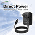 BoxWave TIMMKOO Mp3 (15W), 3ft Charger Compatible with WiFi Player - Wall Charger Direct Rapid Charge Your Device