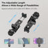 SMALLRIG Universal Phone Tripod Mount, Metal Cell Phone Mount with Cold Shoe and M4 Screws for DJI Stabilizers