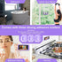 URROY Waterproof Shower Phone Holder, 360° Rotation Case, Anti-Fog High Sensitivity Universal Cover Mount Stand