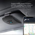 Handsfree Bluetooth Car Kit, Auto Power On Navigation Assistant, Visor Bluetooth Receiver with Back Clip