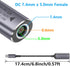 SinLoon PD 140W DC7450 to USB C Cable, 7.4mm x 5.0mm Female to Type C Male Power Charging Cable for Devices
