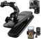 360 Swivel Backpack Clip Mount with Phone Holder, Bag Belt Shoulder Strap Accessory for GoPro Max Hero and DJI Action