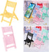 BOGEEL Foldable Chair Phone Stand Portable Holder and Adjustable Phone Stand for Smartphones,Plastic