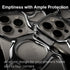 Emptiness Phone Case for iPhone 15 Pro, MagSafe Compatible, Lightweight 22g, Heat Dissipating, Ample Protection