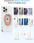 ?2024 Upgraded? SUPERONE Mag Safe Phone Ring Holder, Adjustable Magnetic Kickstand for iPhone 15/14/13/12 - Rose Gold