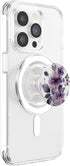 Purple Lavender Blossom Leaves Floral Girly PopSockets PopGrip for MagSafe