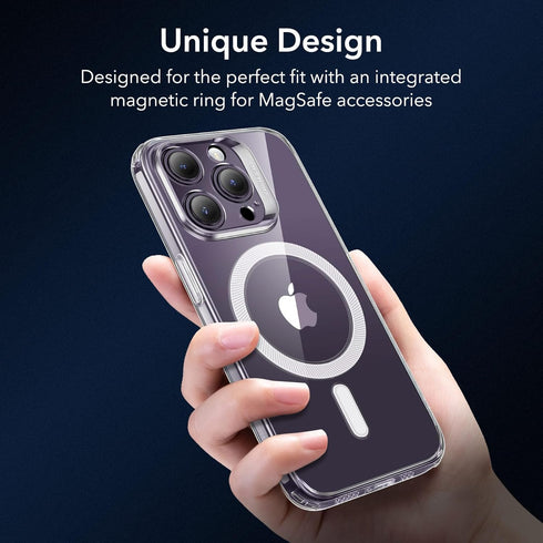 ESR iPhone 14 Pro Case, Clear Zero Series Compatible with MagSafe, Military-Grade Protection, Resists Yellowing