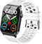 Compatible for Donerton T50S Smart Watch Bands, 22mm Silicone Replacement Sport Strap with Metal Buckle