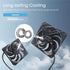 ZIWIJE 120mm 5V Quiet Dual USB Fan with USB Extension Cable Dual Ball Bearings Cooling Fan for Router TV Box Micro