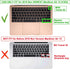 Arabic Language Silicone Keyboard Cover for MacBook Air 13 with Retina Display and Touch ID 2020 2019 2018 Model A1932