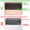 Arabic Language Silicone Keyboard Cover - Skin for MacBook Air 13 Retina Display, Black (US Versions)