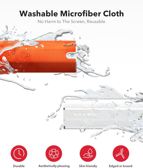 3PCS Screen Cleaner Spray Wipe, 3-in-1 Spray Microfiber Cloth for Phone/Computer/Laptop/Tablet/Monitor/Car Screen