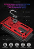 Military Grade Drop Impact Case for Samsung Galaxy S9 Plus, 360 Metal Rotating Ring Kickstand Holder, Heavy Duty