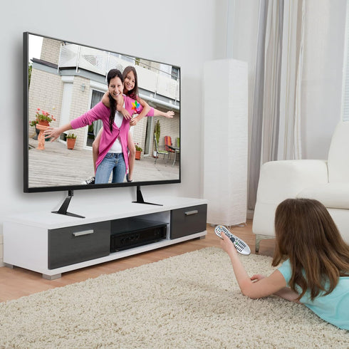 Universal TV Stand, Metal TV Legs for 20-65 inch LCD/LED/OLED/Plasma Flat&Curved Screen TV with Height Adjustment, VESA