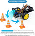 LAFVIN 2WD V2 Smart Robot Car Chassis Kit Ultrasonic Module,Line Tracking Module,IR Remote Control Compatible