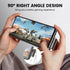 MOSWAG Right Angled USB C to 3.5mm Headphone Adapter, Zinc Alloy, Compatible with iPhone 15 Plus, Samsung Galaxy