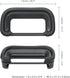 A6700 2 Pack A6700 FDA-EP20 Material,360-Degree Eyepiece Eyecup Eye Cup, JJC Eyecup Viewfinder for Sony Camera