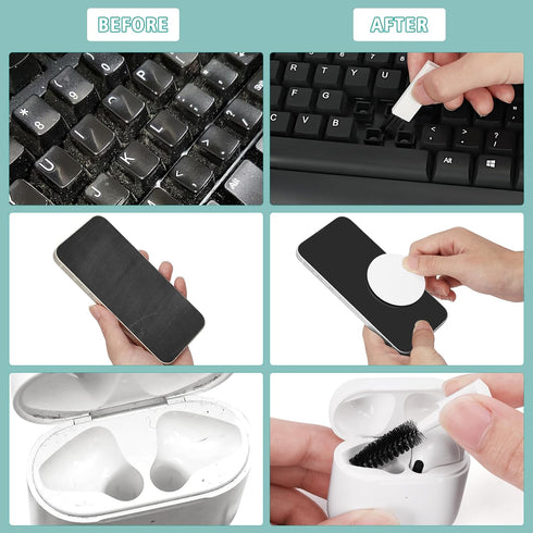FYY Phone Keyboard Laptop Cleaner Kit - 20-in-1 Multi-Tool Electronic Device Clean Brush, Computer Screen Cleaning