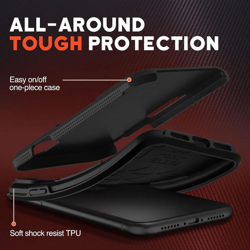 NTG Designed for iPhone XR Case, Heavy-Duty Slim Shockproof Protective Case for iPhone XR 6.1 inch