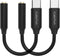 USB C Headphone Adapter, 2 Pack Pixel 2 Headphone Adapter USB-C to 3.5mm Audio Jack Adapter Hi-Res with DAC