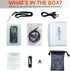 Personal Portable Radio AM/FM, Mini Radio with Digital Tuning LCD Display, Rechargeable Pocket Radio with Earphone,