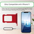 for iPhone 11 Red SIM Card Tray Holder Replacement, Single SIM Version with Waterproof Rubber Ring Repair Kit