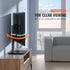 VEVOR 32-55 inch Universal TV Mount for TVs, Height Adjustable Swivel Stand with Tempered Glass Base for Bedroom