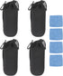 PATIKIL 4 Pcs Camera Lens Pouch, 4" ID x 10" H Drawstring