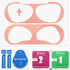 Senbos Metal Dust Guard for Apple AirPods 3 Case Ultra Slim Protective Film,