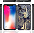 CARLOCA Compatible with iPhone XR Case, Military Pattern Design, Shockproof Anti-Scratch Hybrid Case (Black)
